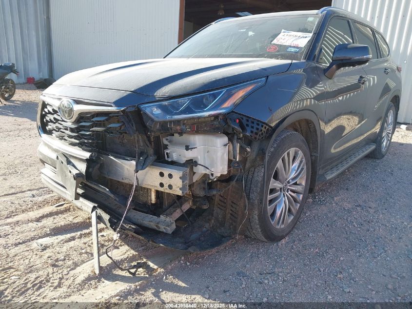 2023 Toyota Highlander Platinum VIN: 5TDKDRAH9PS506309 Lot: 43958440