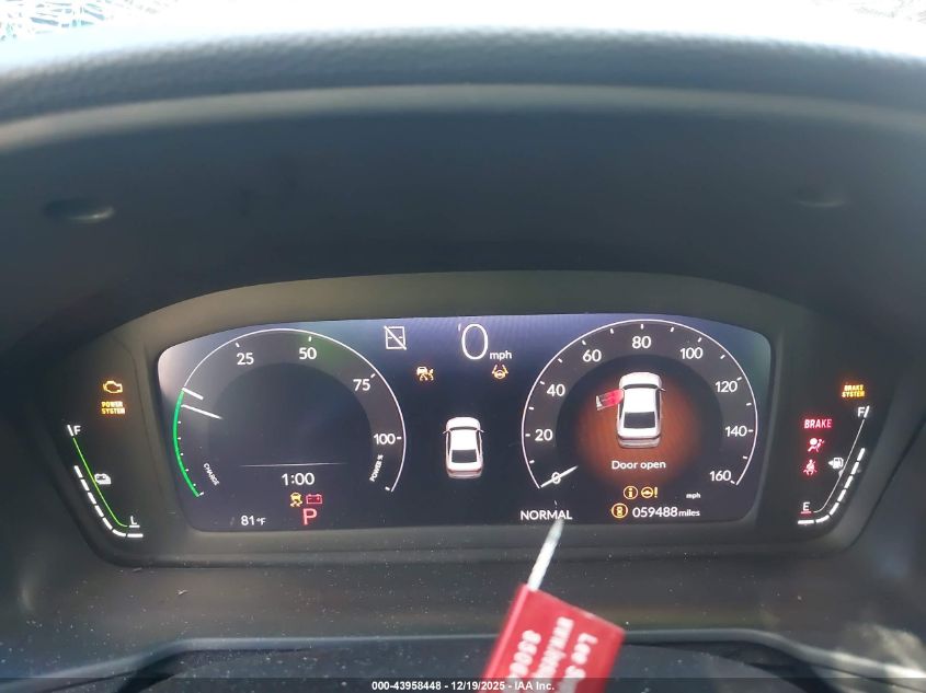 2023 Honda Accord Hybrid Ex-L VIN: 1HGCY2F60PA035804 Lot: 43958448