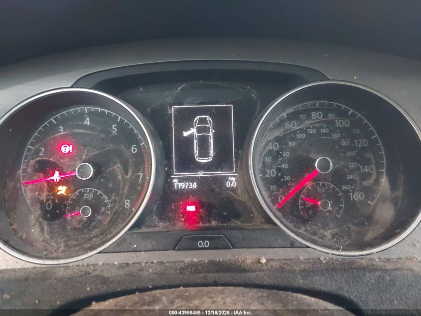 2016 Volkswagen Golf Sportwagen Tsi S 4-Door VIN: 3VWC17AU3GM503630 Lot: 43958455