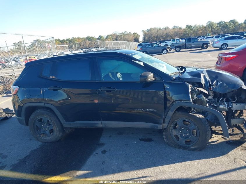 2019 Jeep Compass Sport Fwd VIN: 3C4NJCAB2KT615336 Lot: 43958466