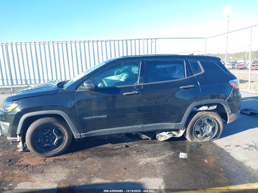 2019 Jeep Compass Sport Fwd VIN: 3C4NJCAB2KT615336 Lot: 43958466