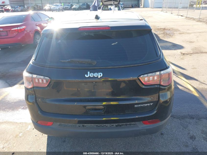 2019 Jeep Compass Sport Fwd VIN: 3C4NJCAB2KT615336 Lot: 43958466