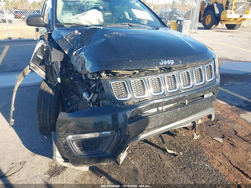 2019 Jeep Compass Sport Fwd VIN: 3C4NJCAB2KT615336 Lot: 43958466