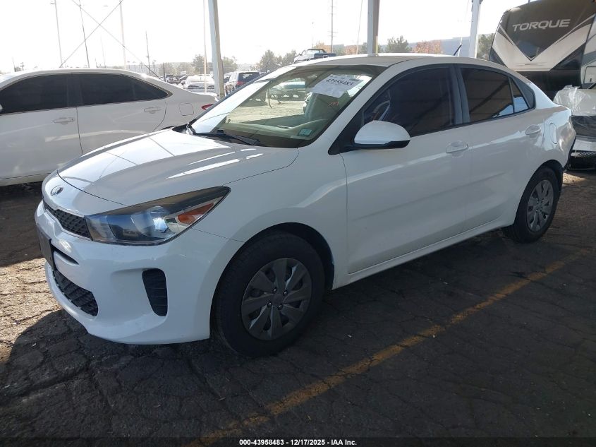 2020 Kia Rio S VIN: 3KPA24AD3LE312073 Lot: 43958483