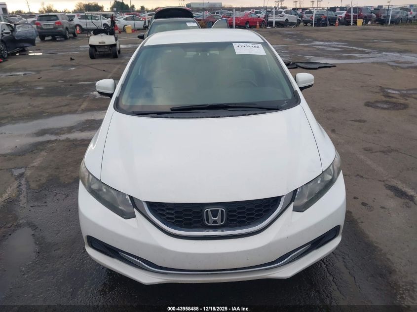 2014 Honda Civic Lx VIN: 19XFB2F54EE249645 Lot: 43958488