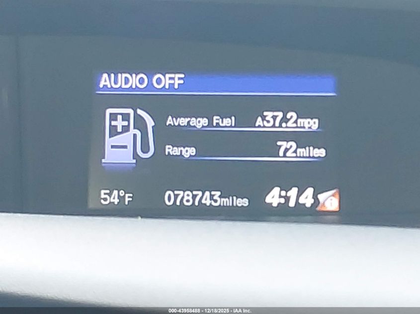 2014 Honda Civic Lx VIN: 19XFB2F54EE249645 Lot: 43958488