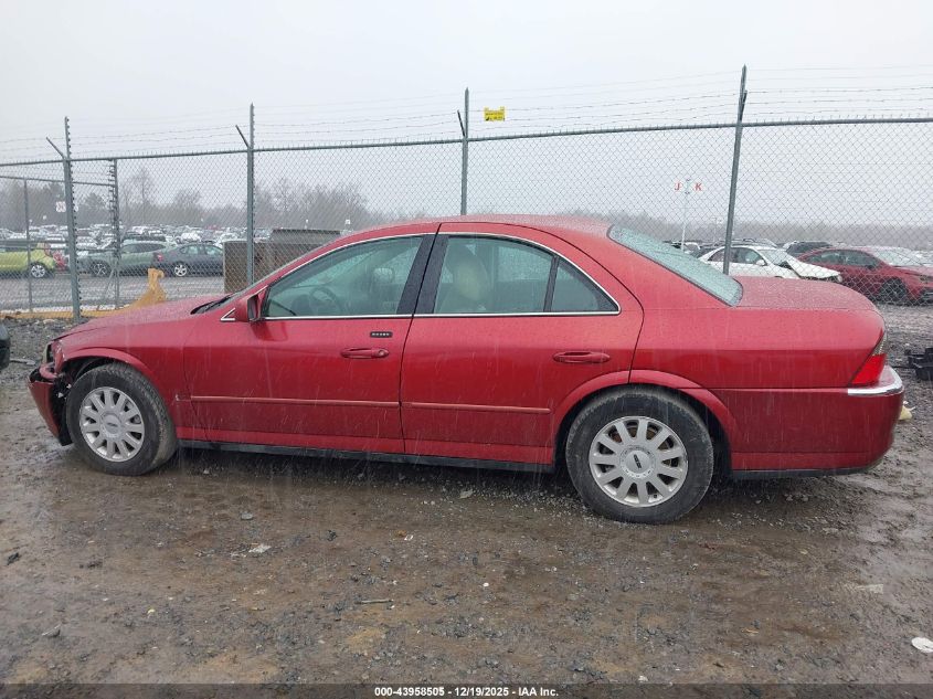 2005 Lincoln Ls V6 VIN: 1LNHM86S95Y650576 Lot: 43958505
