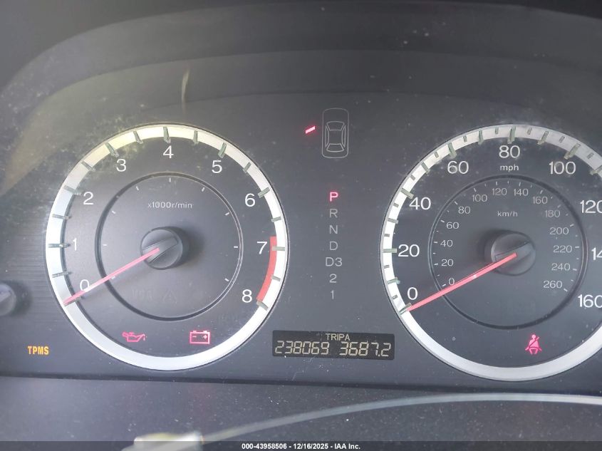 2010 Honda Accord 2.4 Lx-P VIN: 1HGCP2F4XAA065062 Lot: 43958506