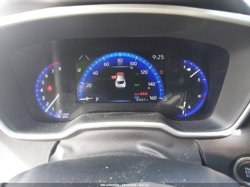 2019 Toyota Corolla Xse VIN: JTNK4RBE9K3017807 Lot: 43958509