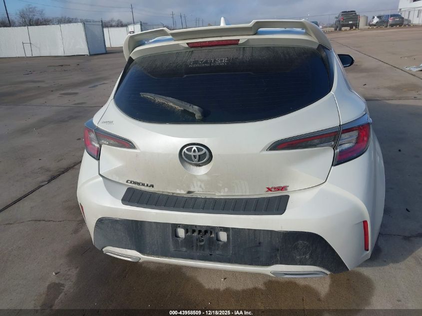 2019 Toyota Corolla Xse VIN: JTNK4RBE9K3017807 Lot: 43958509