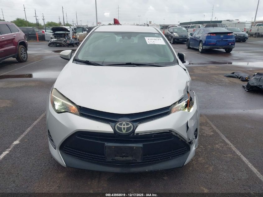 2019 Toyota Corolla Le VIN: 5YFBURHE5KP905148 Lot: 43958519