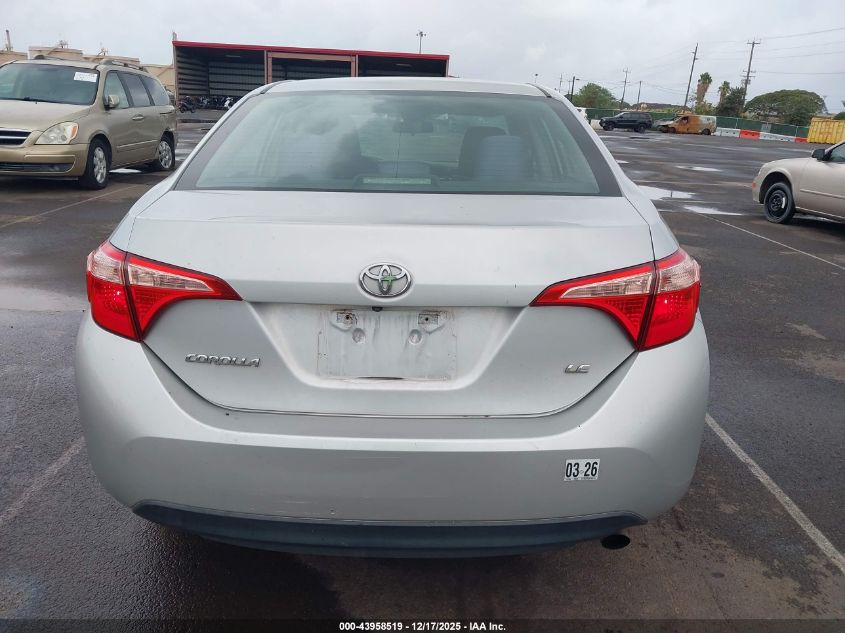 2019 Toyota Corolla Le VIN: 5YFBURHE5KP905148 Lot: 43958519