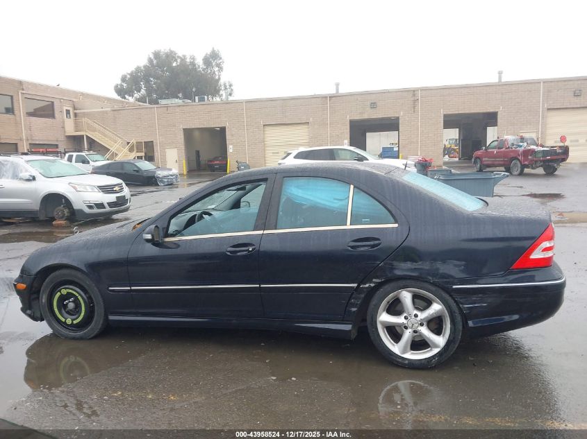 2005 Mercedes-Benz C 230 Kompressor Sport VIN: WDBRF40J25F617425 Lot: 43958524