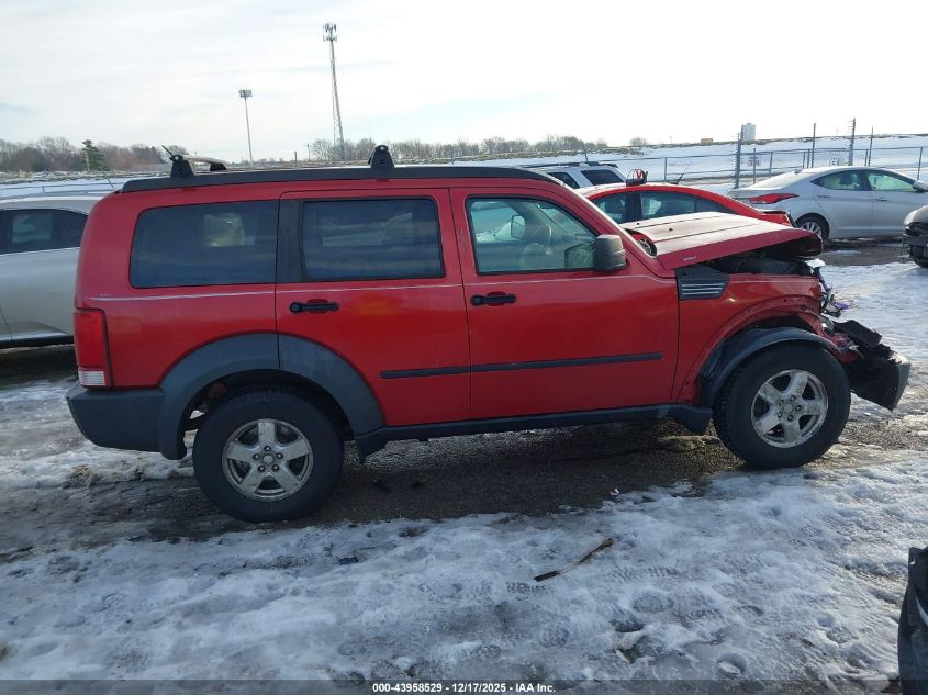 2007 Dodge Nitro Sxt VIN: 1D8GU28K77W551992 Lot: 43958529