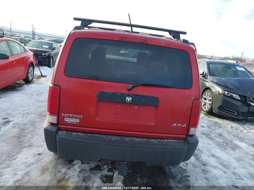 2007 Dodge Nitro Sxt VIN: 1D8GU28K77W551992 Lot: 43958529