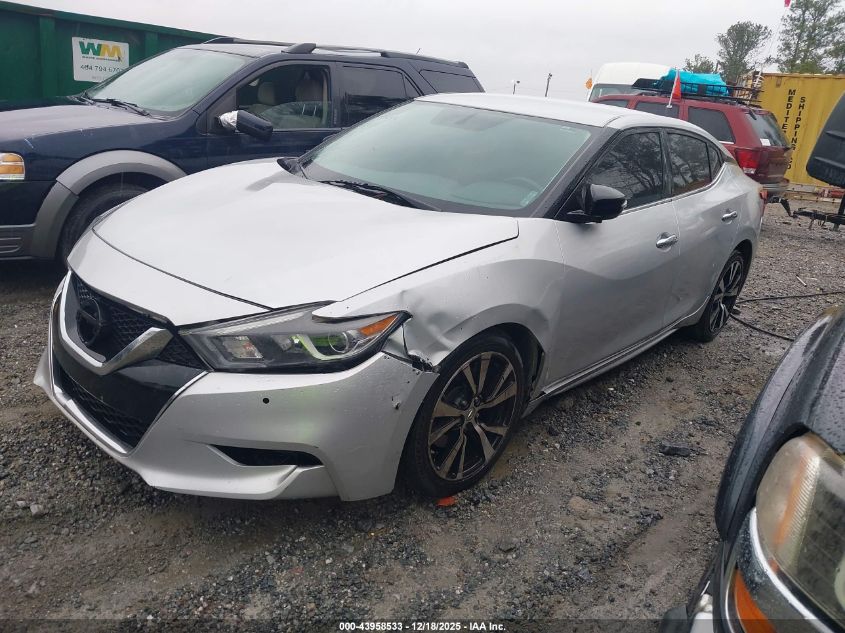 2018 Nissan Maxima 3.5 Sv VIN: 1N4AA6AP4JC378229 Lot: 43958533