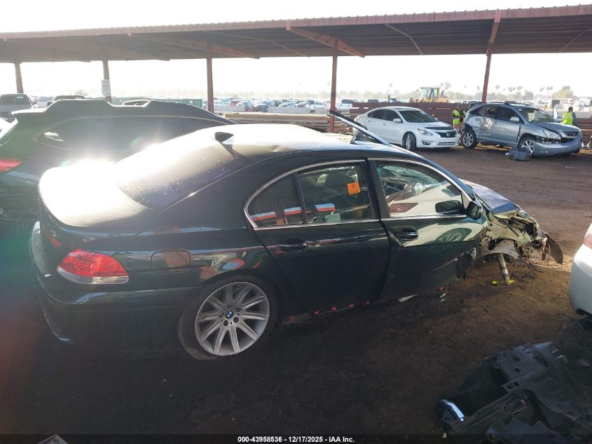 2002 BMW 745I VIN: WBAGL63492DP58189 Lot: 43958536