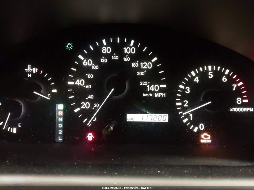 2000 Lexus Rx 300 VIN: JT6GF10U5Y0077231 Lot: 43958538