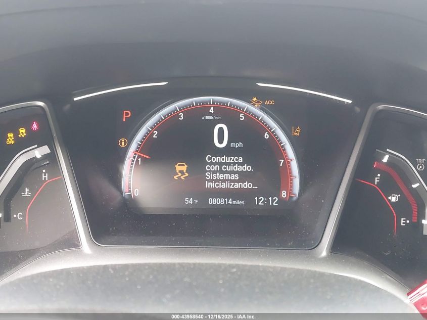 2019 Honda Civic Sport VIN: 19XFC2F89KE212223 Lot: 43958540