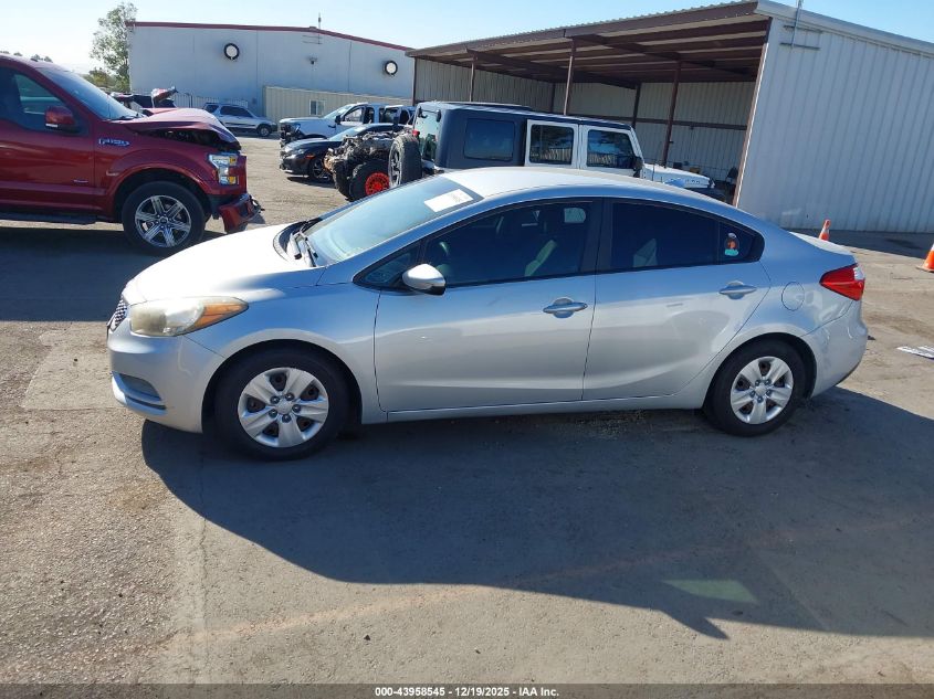 2015 Kia Forte Lx VIN: KNAFK4A69F5412148 Lot: 43958545