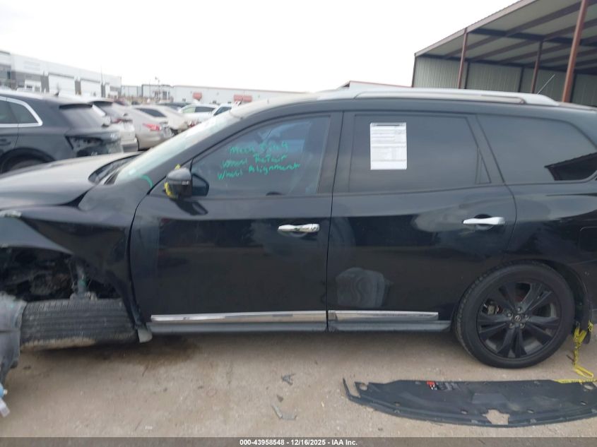 2017 Nissan Pathfinder Platinum VIN: 5N1DR2MN4HC686641 Lot: 43958548