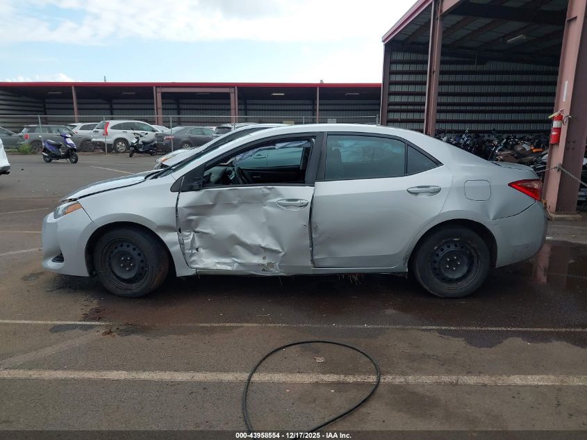 2019 Toyota Corolla Le VIN: 5YFBURHE8KP905032 Lot: 43958554