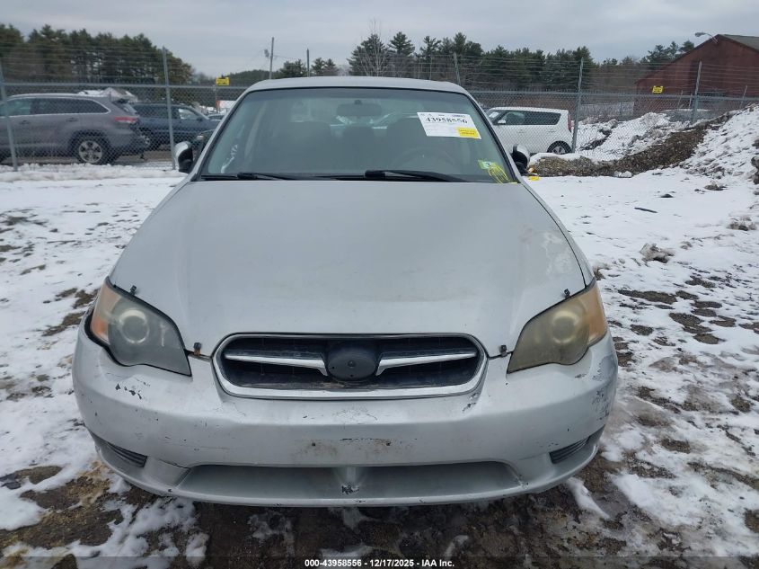 2005 Subaru Legacy 2.5I VIN: 4S3BL616557229200 Lot: 43958556