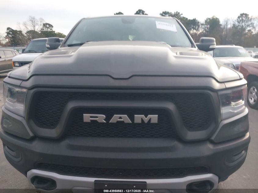 2019 Ram 1500 Rebel 4X4 5'7 Box VIN: 1C6SRFLT5KN900221 Lot: 43958563