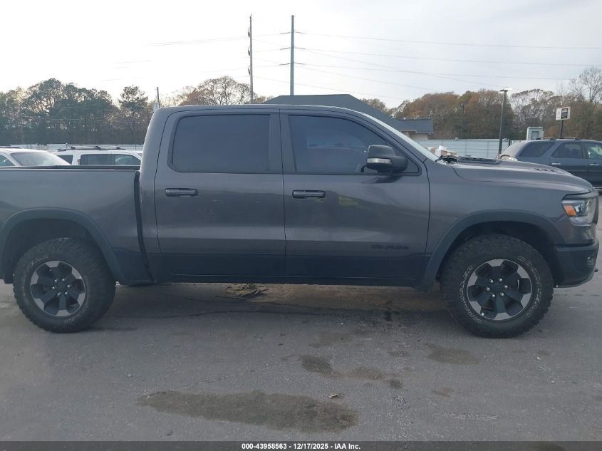 2019 Ram 1500 Rebel 4X4 5'7 Box VIN: 1C6SRFLT5KN900221 Lot: 43958563