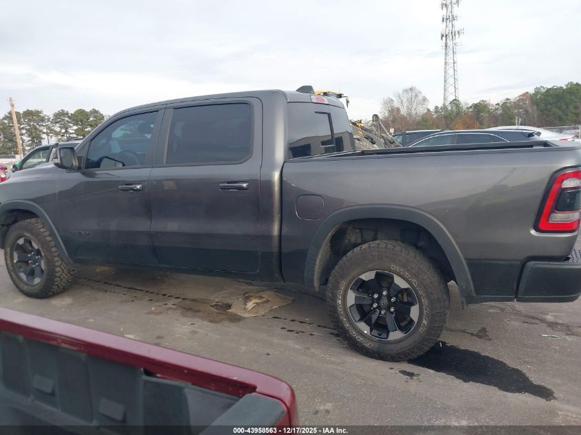 2019 Ram 1500 Rebel 4X4 5'7 Box VIN: 1C6SRFLT5KN900221 Lot: 43958563