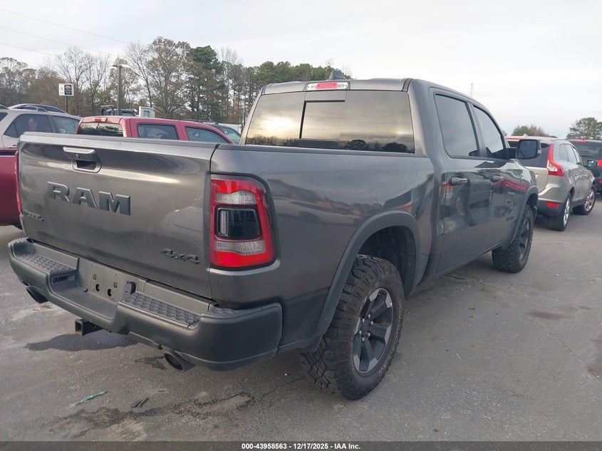 Vin: 1c6srflt5kn900221, lot: 44454206, ram 1500 rebel  4x4 5'7 box 20194