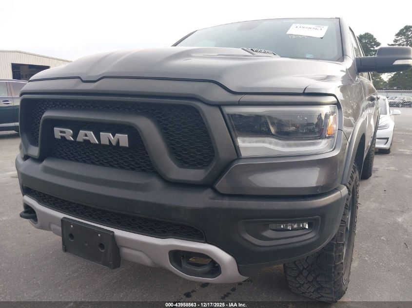 2019 Ram 1500 Rebel 4X4 5'7 Box VIN: 1C6SRFLT5KN900221 Lot: 43958563