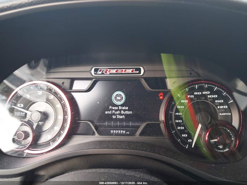 2019 Ram 1500 Rebel 4X4 5'7 Box VIN: 1C6SRFLT5KN900221 Lot: 43958563