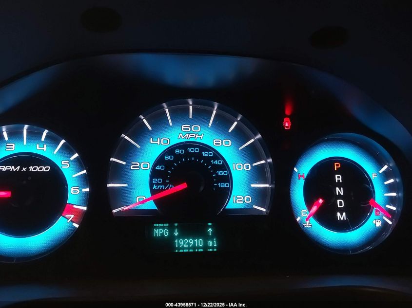 2010 Ford Fusion Sel VIN: 3FAHP0CG5AR407312 Lot: 43958571