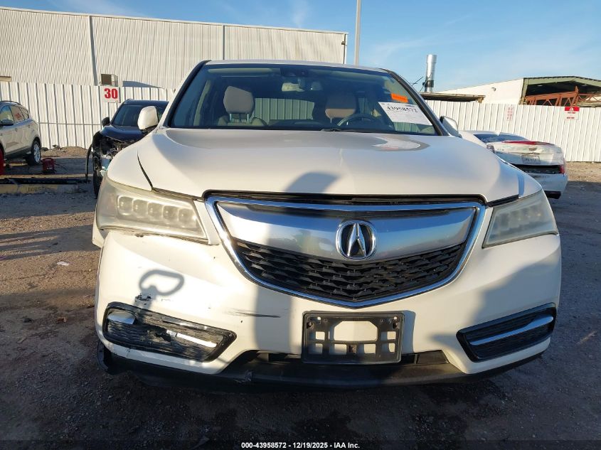 2015 Acura Mdx Technology Package VIN: 5FRYD3H47FB009433 Lot: 43958572