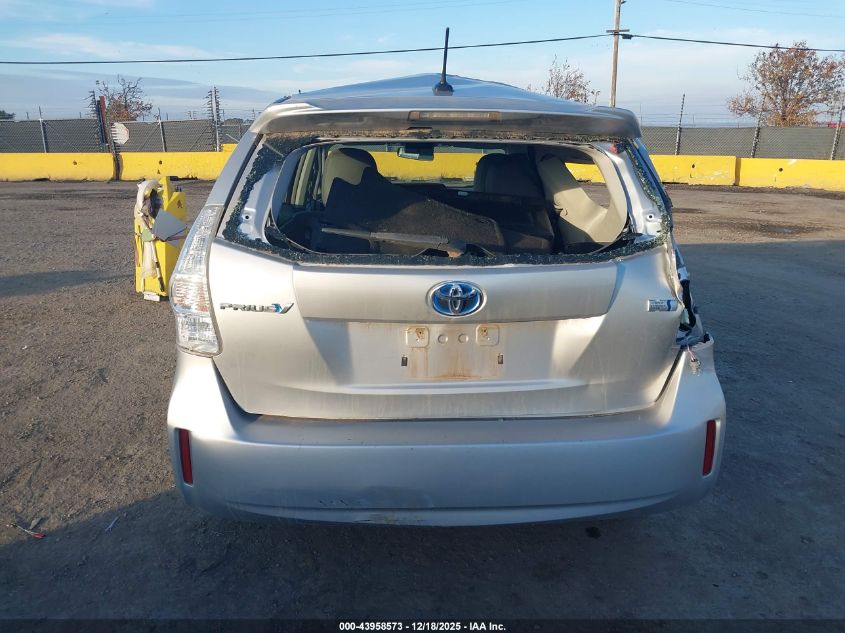 2012 Toyota Prius V Three VIN: JTDZN3EU2C3016967 Lot: 43958573
