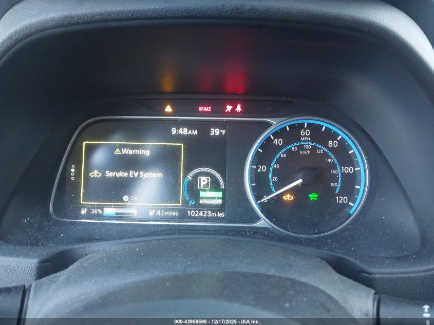 2019 Nissan Leaf S VIN: 1N4AZ1CP0KC305711 Lot: 43958598