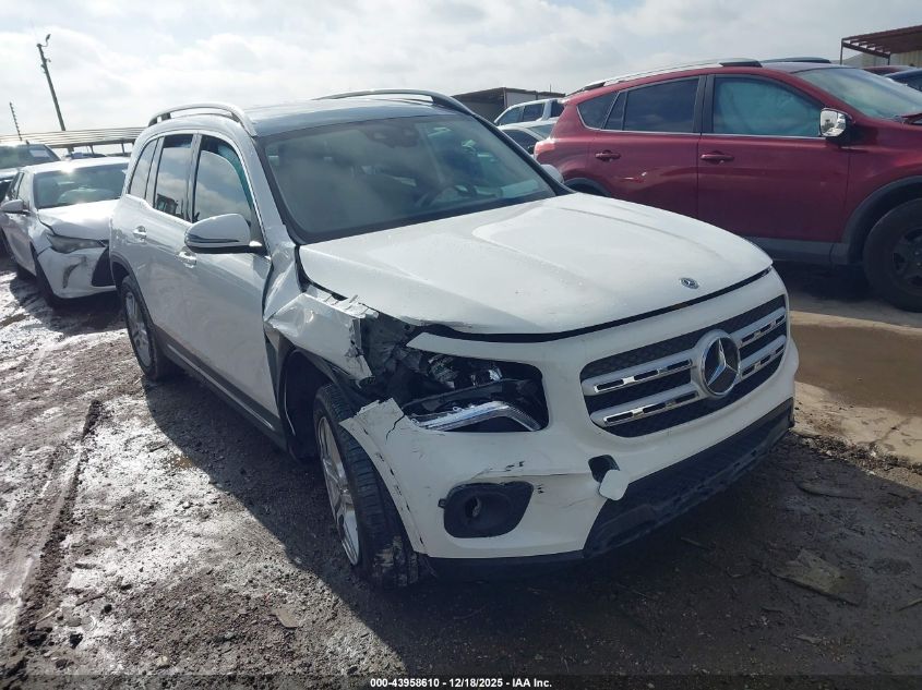 2020 Mercedes-Benz Glb 250 VIN: W1N4M4GB8LW032175 Lot: 43958610