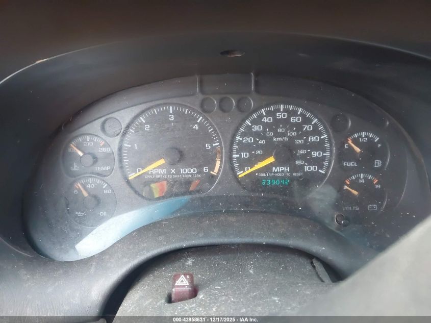 2000 Chevrolet Blazer Ls VIN: 1GNCS18W1YK293937 Lot: 43958631