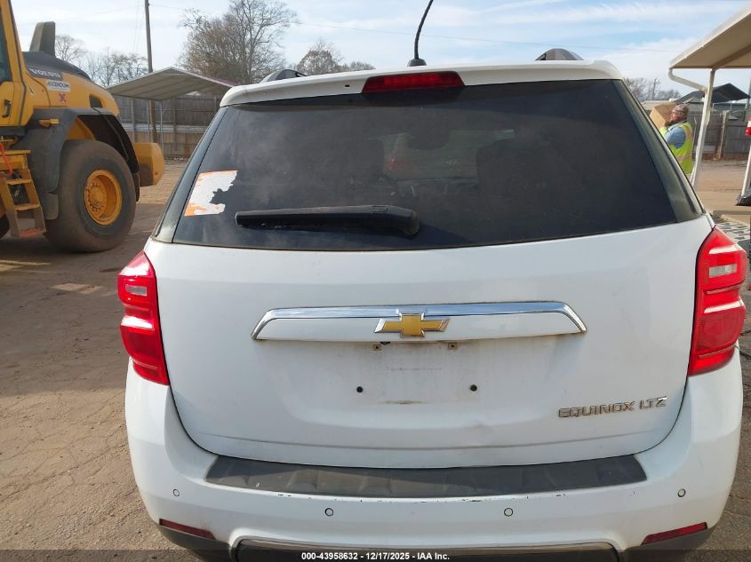 2016 Chevrolet Equinox Ltz VIN: 2GNALDEK9G1160655 Lot: 43958632