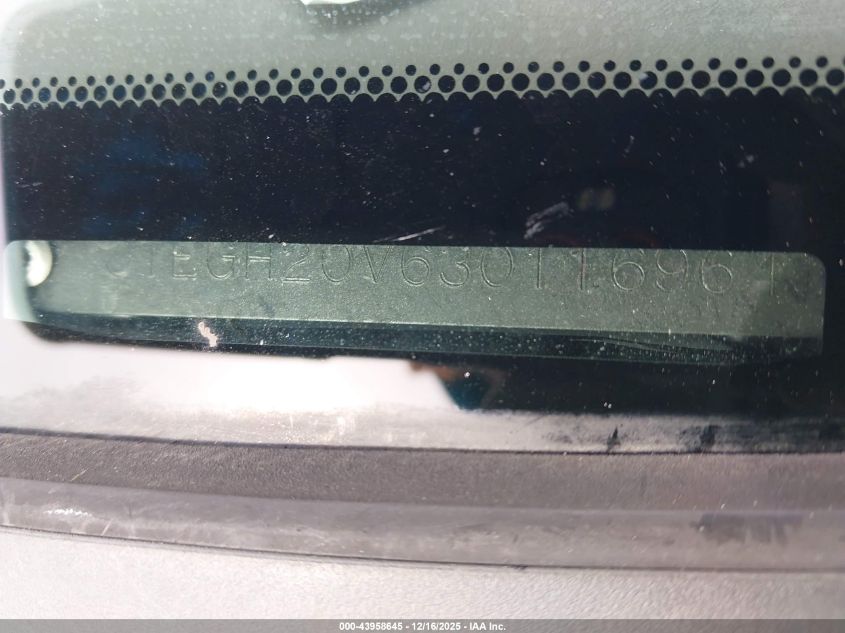 2003 Toyota Rav4 VIN: JTEGH20V630116964 Lot: 43958645