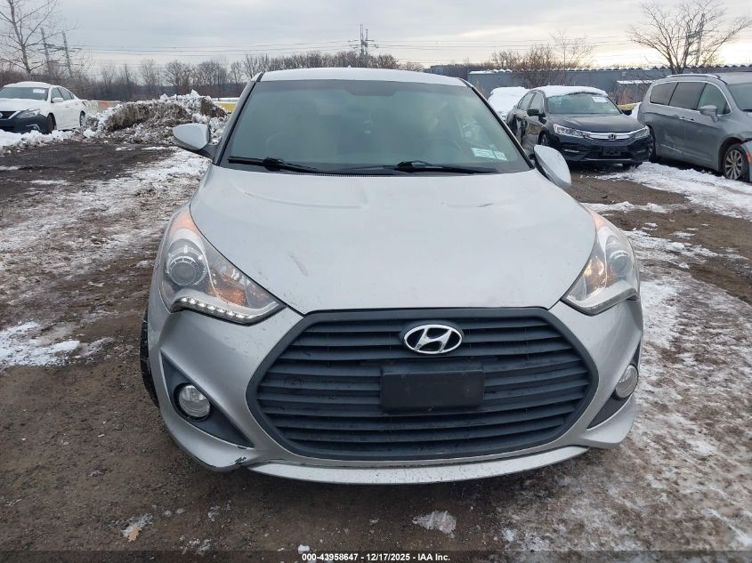 2016 Hyundai Veloster Turbo VIN: KMHTC6AE6GU250049 Lot: 43958647