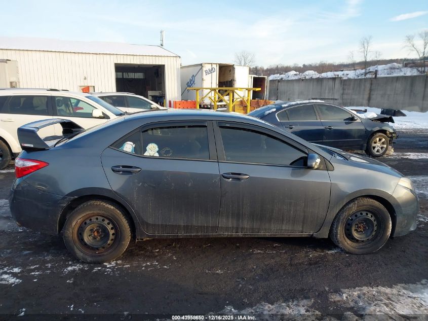 2014 Toyota Corolla Le VIN: 5YFBURHE6EP160396 Lot: 43958650