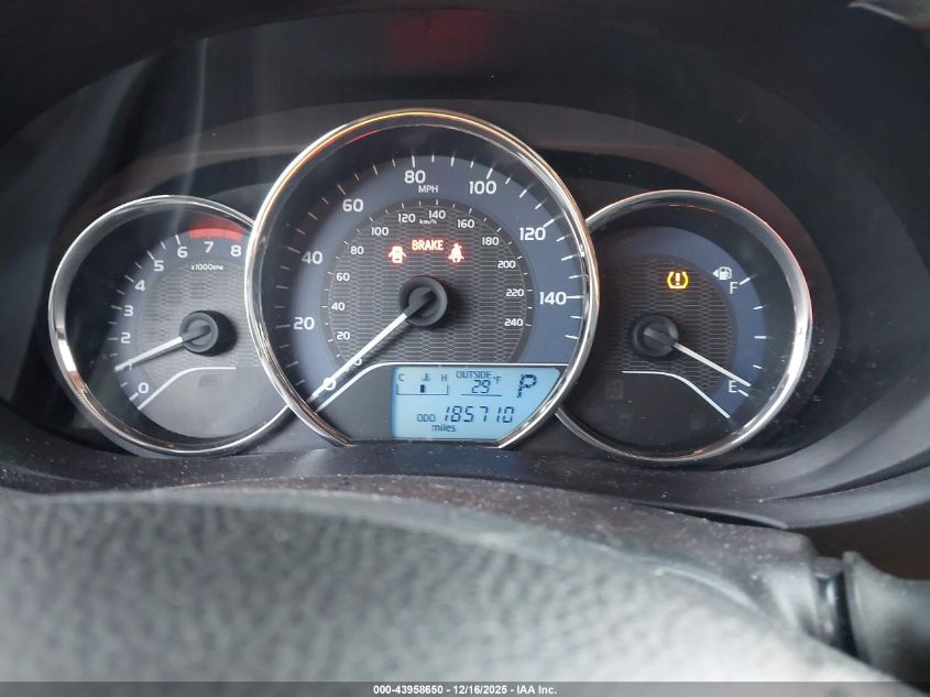 2014 Toyota Corolla Le VIN: 5YFBURHE6EP160396 Lot: 43958650