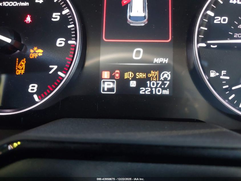 2025 Subaru Outback Premium VIN: 4S4BTAFC9S3225652 Lot: 43958675