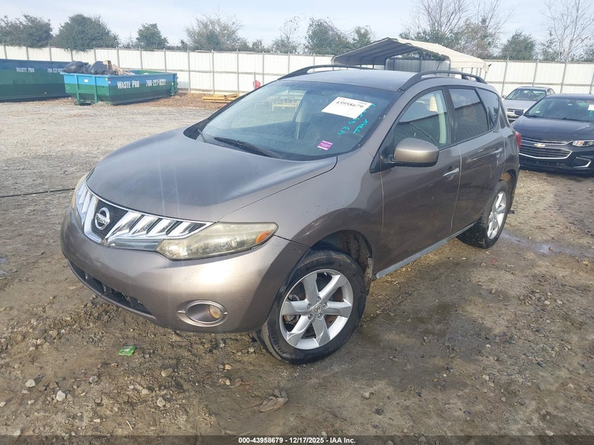 JN8AZ18U09W009285 2009 NISSAN MURANO photo no. 2