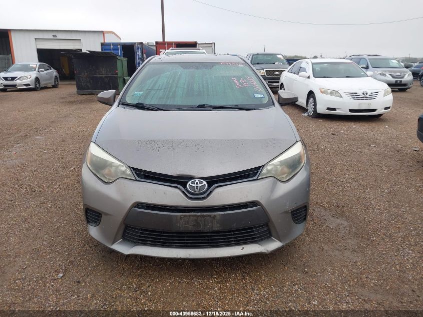 2015 Toyota Corolla Le VIN: 5YFBURHE4FP261213 Lot: 43958683