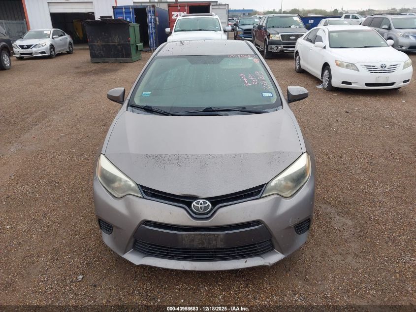 2015 Toyota Corolla Le VIN: 5YFBURHE4FP261213 Lot: 43958683