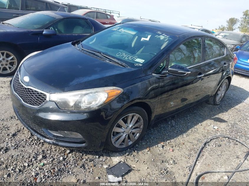 2014 Kia Forte Ex VIN: KNAFX4A89E5074008 Lot: 43958698
