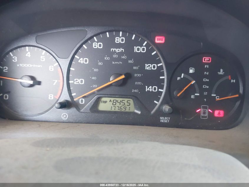 2000 Honda Accord 2.3 Lx VIN: 1HGCG5643YA095337 Lot: 43958723